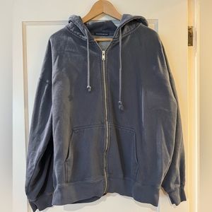 Brandy Melville Christy Hoodie faded Navy color